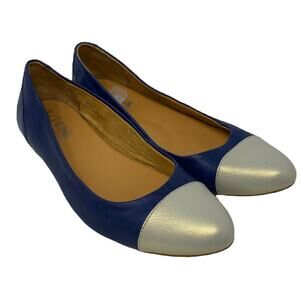 Korks by Kork Ease‎ Blue Leather Flats Size US  7.5
